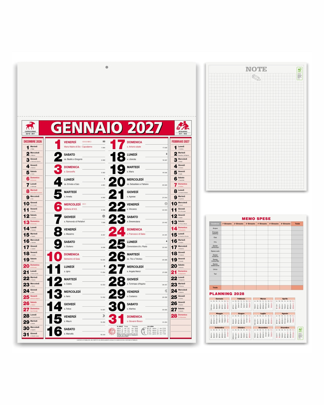 Calendario olandese Elegant 07501