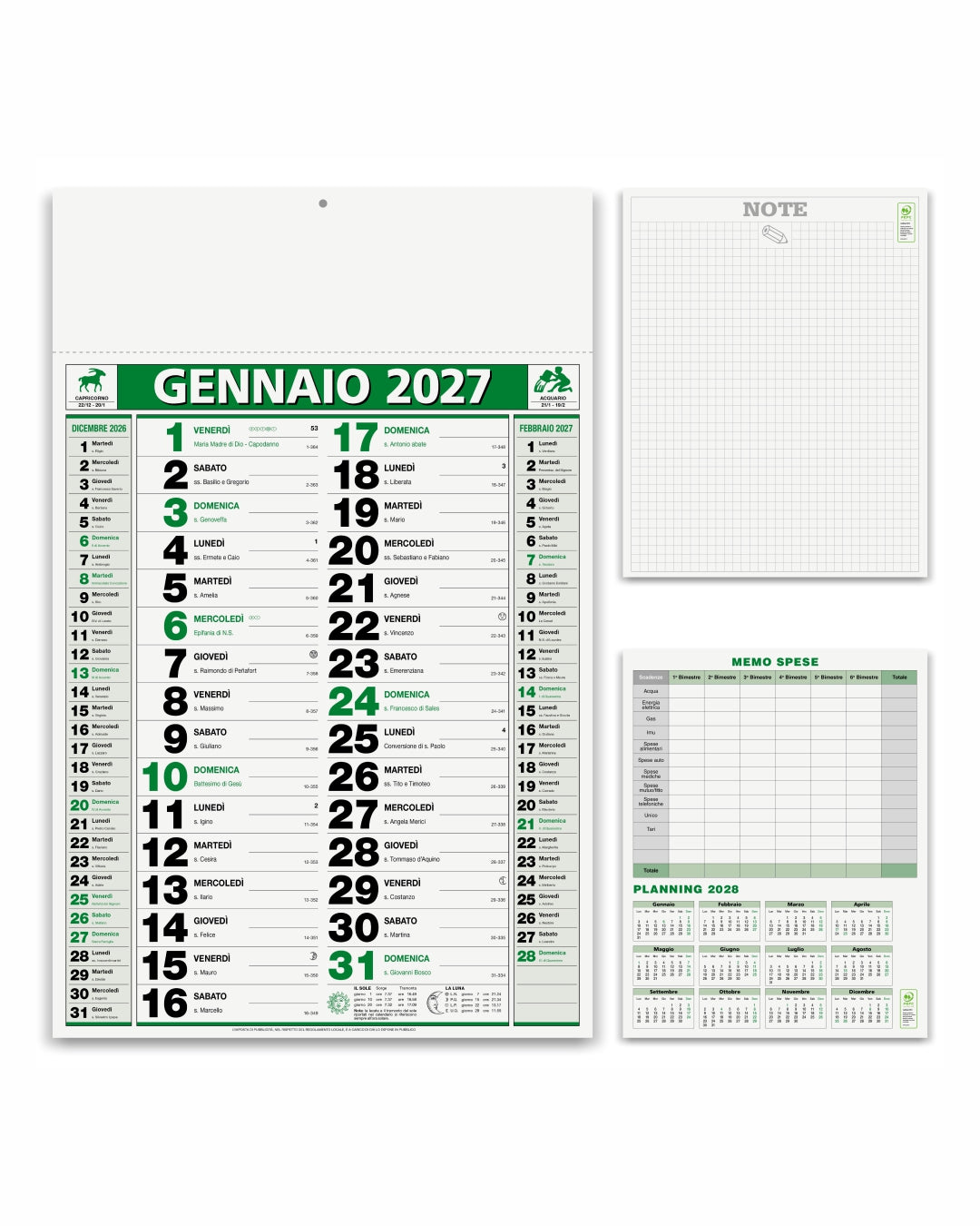 Calendario olandese Elegant 07501